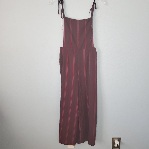 Forever 21 striped culotte jumpsuit Sz S - Picture 1 of 8